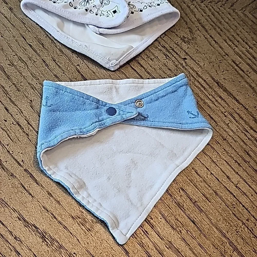 Baby bandana and nautical bib